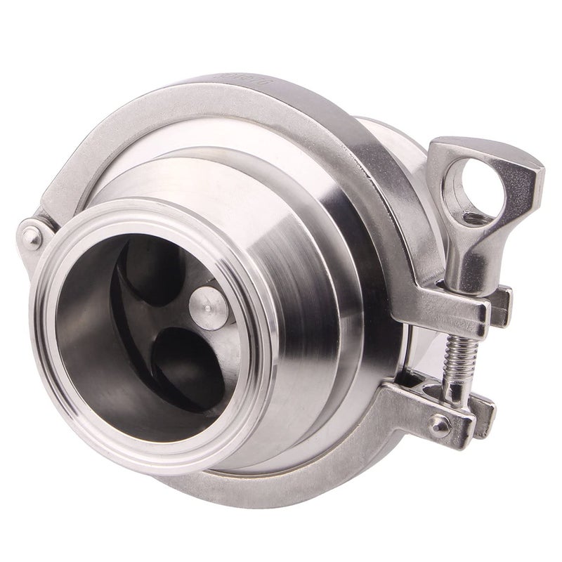 DERNORD Sanitary Check Valve - One Way Flow - 2" Tri Clamp Style, Stainless Steel 304, FKM Gasket (2" Tri Clamp Check Valve) - Image 5